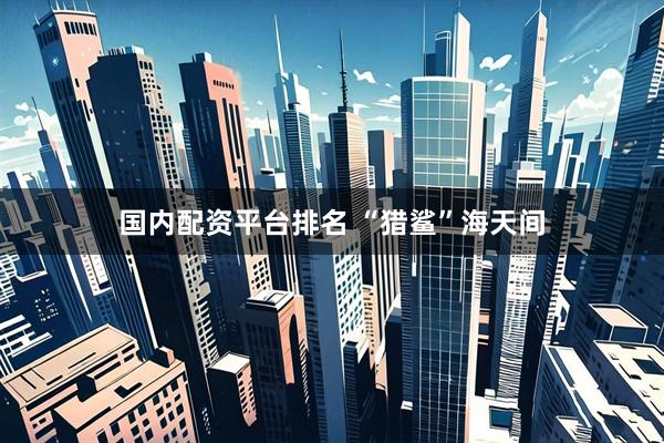 国内配资平台排名 “猎鲨”海天间